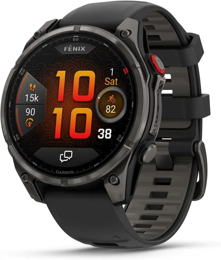 Garmin fenix 8 Pro,  AMOLED Display, Premium Connected Multisport GPS Smartwatch